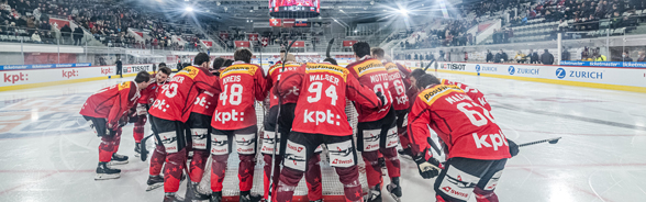 Equipe nationale suisse de hockey sur glace pendant un match