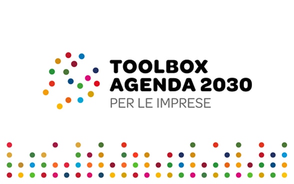 Logo della cassetta degli attrezzi dell'Agenda 2030 per le aziende