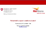 Ftesa për nisjen e fazës së dytë të projektit RisiAlbania