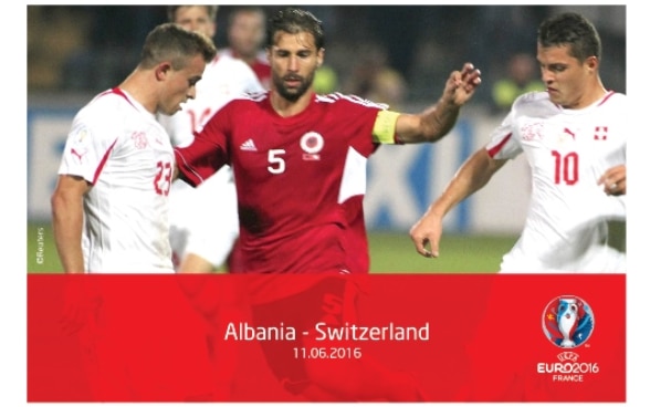 Invitation to the screening of the football match Albania - Switzerland