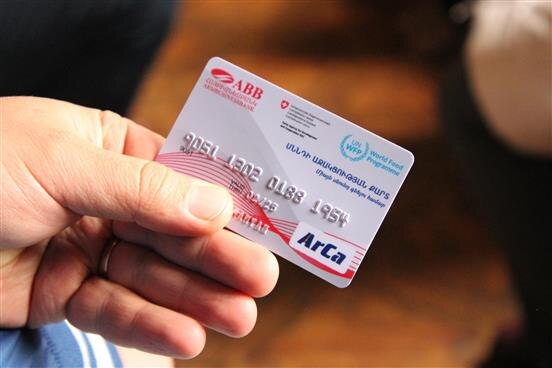 Food cards for meeting immediate nutrition needs of the vulnerable population