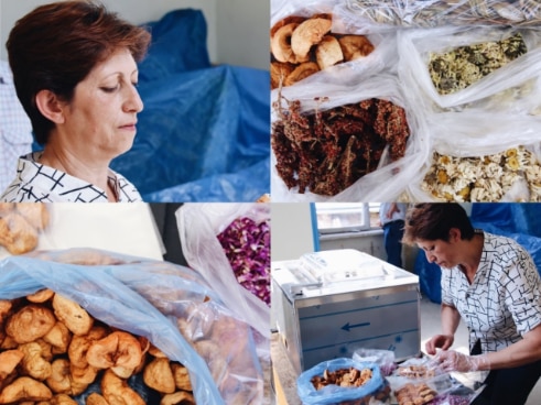 Arevik Mailyan, herbal tea producer from Lichk, Meghri