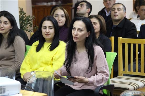 Municipal worker participating to GIZ & SDC organized LEZ conference in Goris, Armenia