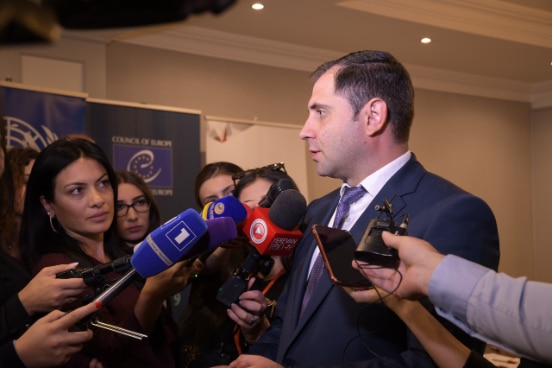 Minister Suren Papikyan at the Launch event of the “Improvement of the Local Self-Governance System in Armenia” program’s second phase 