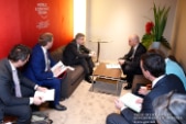 President Alain Berset meets RA PM Karen Karapetyan