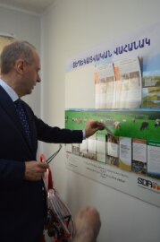 Ambassador Stefano Lazzarotto visits the newly established Veterinary Service Point