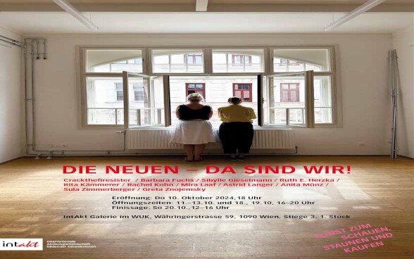 Flyer: Ausstellung «Die Neuen» der IntAKT/ WUK