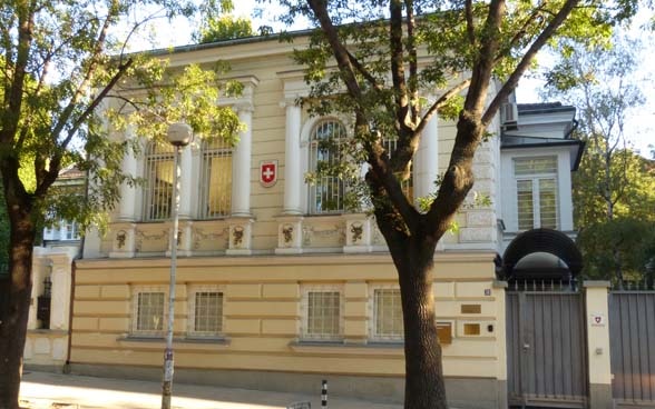 L'edificio dell Ambasciata a Sofia