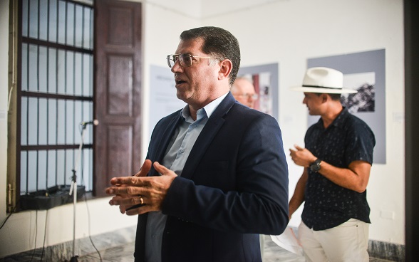 Secretario de la Cruz Roja Cubana Carlos Pérez