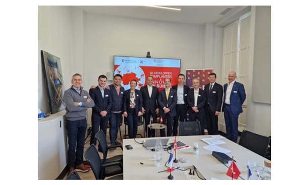 L’équipe Team Switzerland dans le cadre de l’événement « Se développer, s’implanter et innover en Suisse »