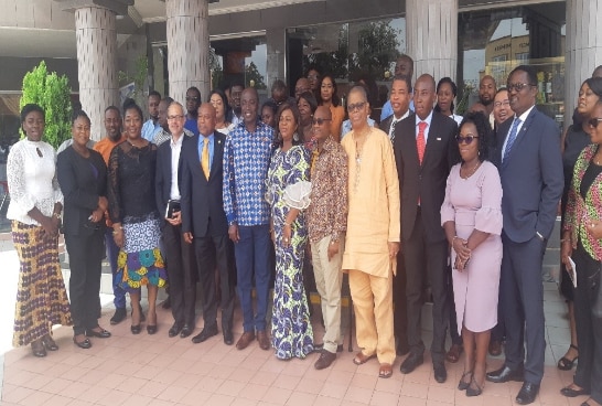 A cross section of participants at the launching ceremony of HoCo component under the ILO SCORE program