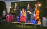 Ambassador Stefan Estermann and the Quartett Claudia Muff during the Soirée Suisse 2023.