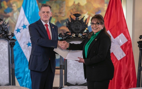 Embajador de Suiza entrega Cartas Credenciales en Honduras