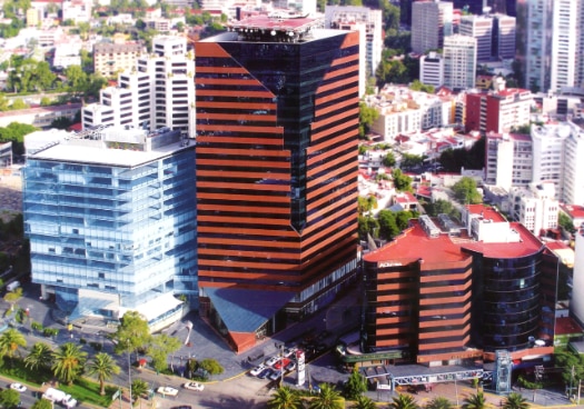 L'edificio dell'Ambasciata a Messico. 