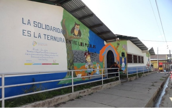 Escuela Yvan Leyvraz en La Trinidad, Estelí, Nicaragua. Fotografía tomada por Chloé Parrat