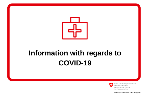 The spread of the novel Coronavirus COVID-19 has led the World Health Organization (WHO) to declare it a pandemic. The outbreak has serious consequences worldwide, including Switzerland and the Philippines.