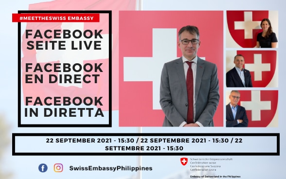 L'ambassade de Suisse aux Philippines a récemment organisé un Facebook Live pour répondre aux questions de la colonie suisse.