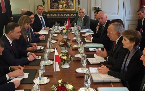 Visite officielle du président polonais Andrzej Duda en Suisse