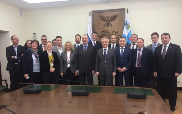 Встреча Швейцарской делегации с губернатором Белгородской области г-ном Савченко