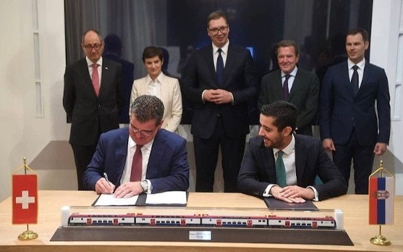 Signing of the memorandum of understanding between Stadler Rail and the Government of Serbia