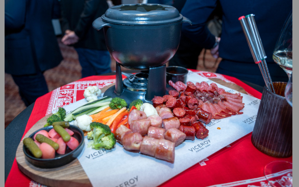 Swiss-Serbian Fondue Happy Hour