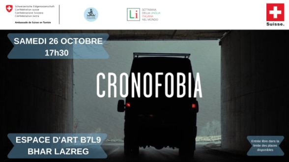 Affiche de la projection du film Cronofobia.