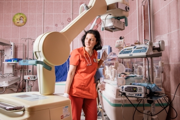 Tetiana Nelizhyta, Head of Department – intensive care unit for newborns at the Vinnytsia regional hospital, Vinnytsia, Ukraine