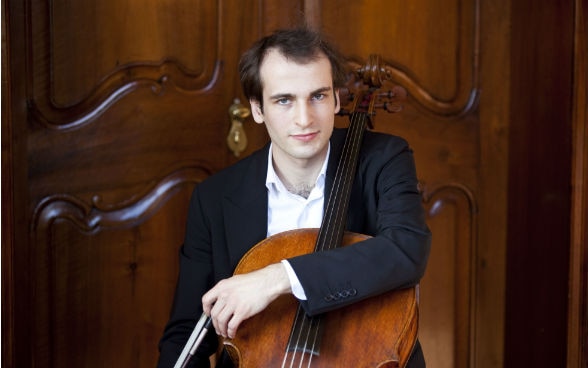 Swiss cellist Christoph Croisé, winner of the Swiss Ambassador's Award 2017