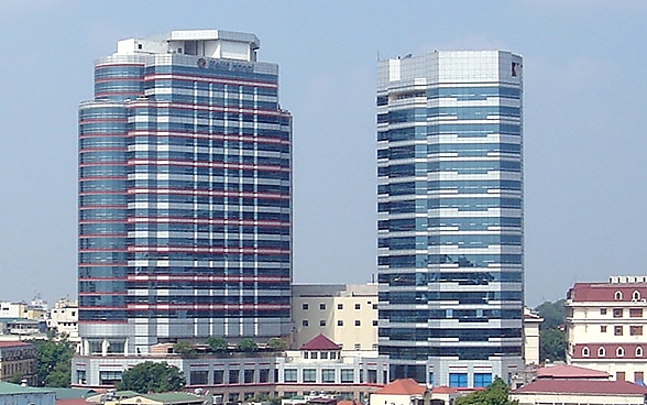 Le bâtiment de l'Ambassade à Hanoï