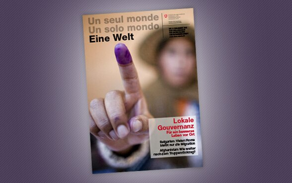 Titelblatt der Zeitschrifft Eine Welt.