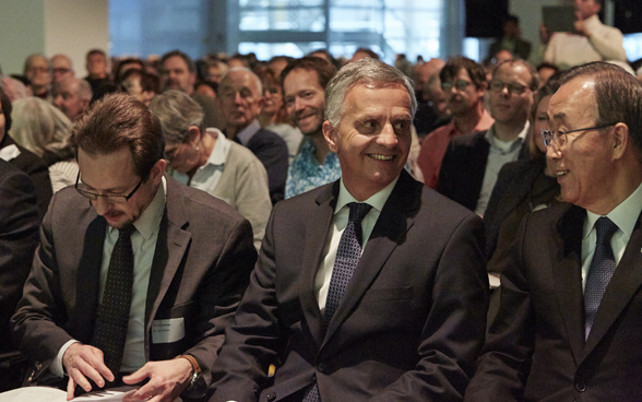 Didier Burkhalter, Ban Ki-moon.