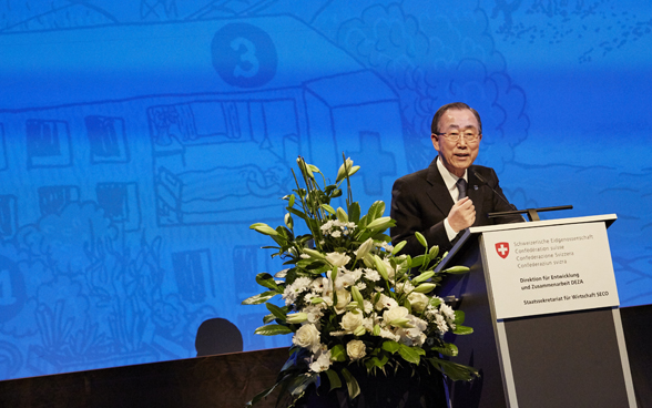 Ban Ki-moon, segretario generale dell’ONU. 