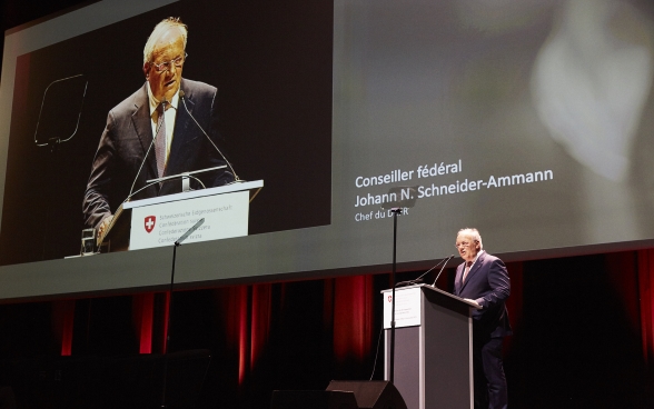 Johann N. Schneider-Ammann, consigliere federale 