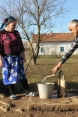 L’approvisionnement en eau dans un village ukrainien.