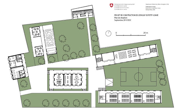 Technical plan of the future building. © SDC