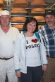 A group of Polish entrepreneurs visit a Swiss cheese dairy as part of their study visit on tourism.