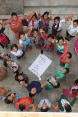 Foto di gruppo delle partecipanti dall’alto