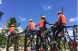 Workers learn how to build stable houses in cyclone-affected Southwestern Haiti.