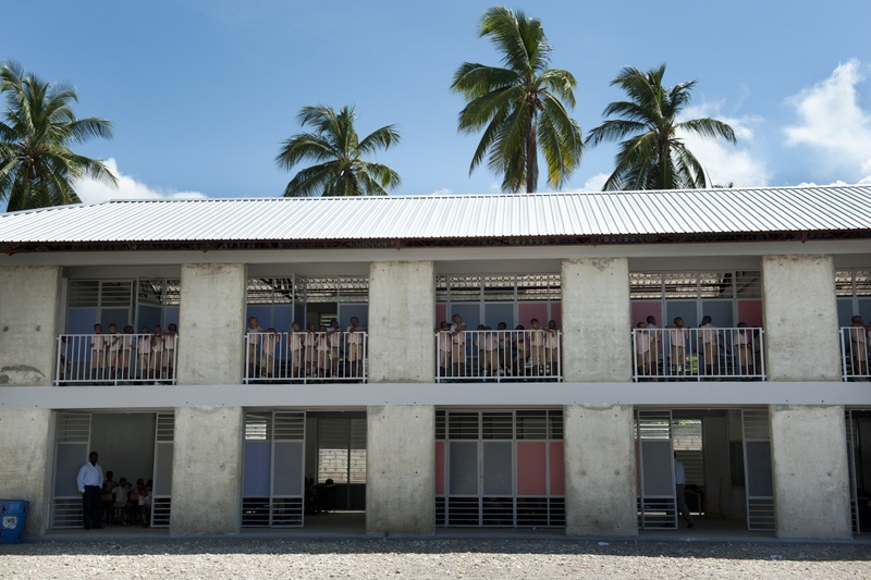 Façade d’une école