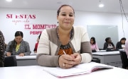 Begünstigte des Beschäftigungsprogramms der «Carvajal Foundation» im Rahmen des Social Impact Bond in Kolumbien.