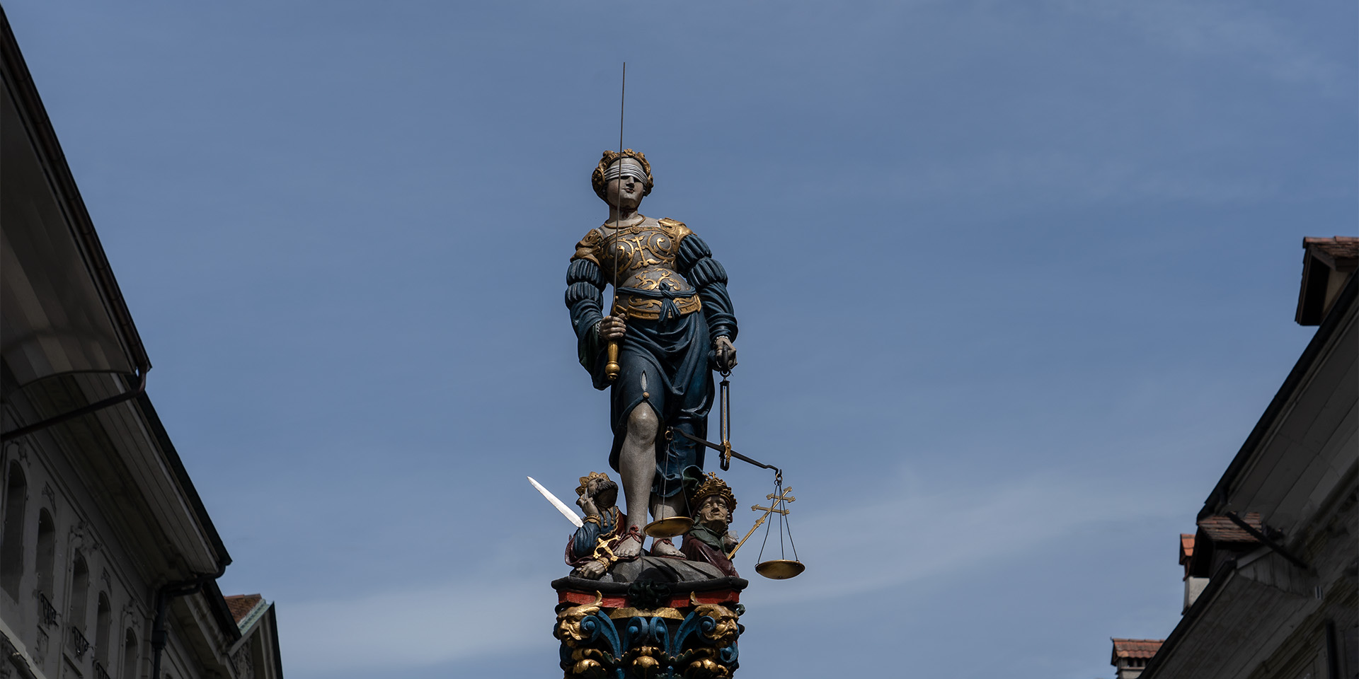 A statue of Lady Justice in Bern