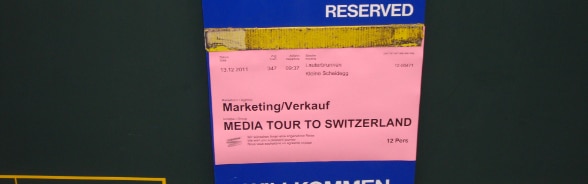 I viaggi di studio e le grandi manifestazioni di importanza globale rappresentano le principali piattaforme in Svizzera.