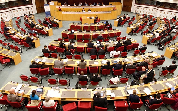 Conference room of the International Conference on Financing for Development in Addis Ababa. © UNECA