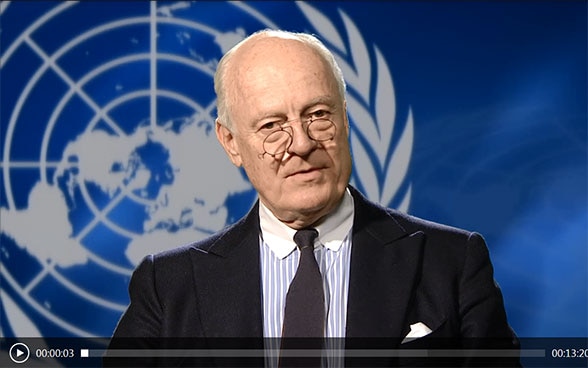 Videomessaggio dell’inviato speciale dell’ONU per la Siria