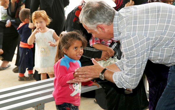 In seiner Rede sprach Bundesrat Didier Burkhalter über das Ausmass der syrischen Tragödie und schilderte das Schicksal von Betroffenen, denen er begegnet war