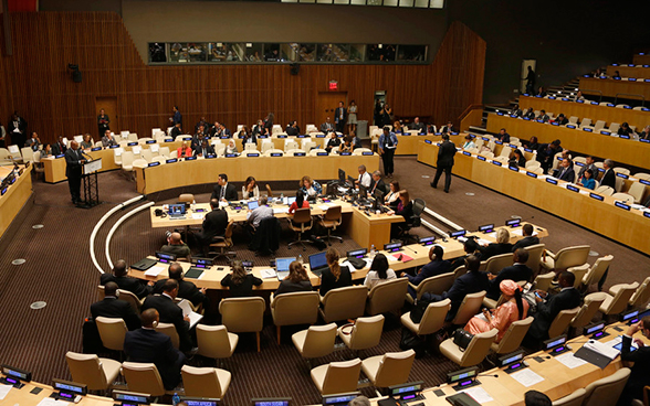 Il segretario generale dell’ONU Ban Ki-Moon ha convocato il Vertice sui rifugiati e i migranti, tenutosi all’inizio della 71ª Assemblea generale dell’ONU.