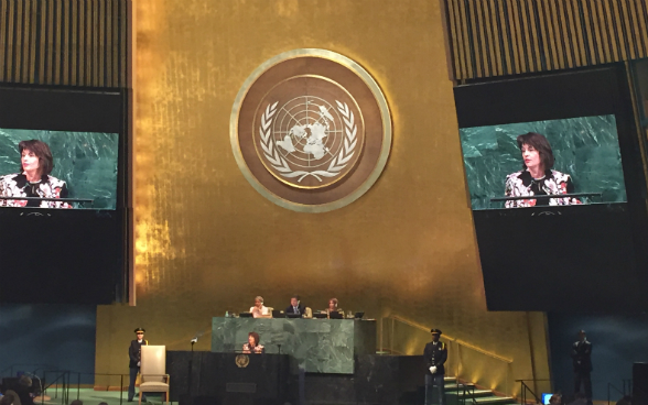 Discorso d’apertura dalla presidente della Confederazione Doris Leuthard alla 72a Assemblea generale dell’ONU 