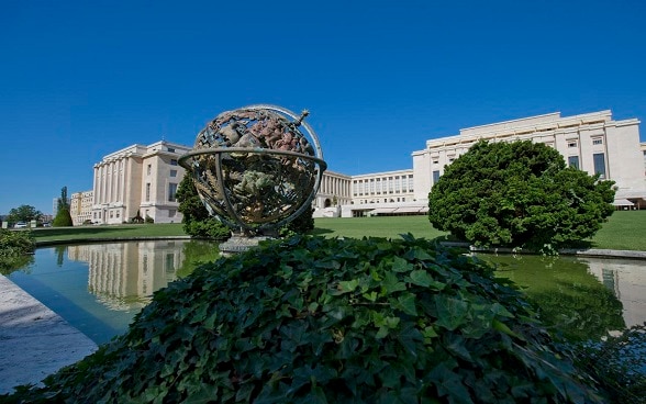 Palazzo delle Nazioni a Ginevra. 