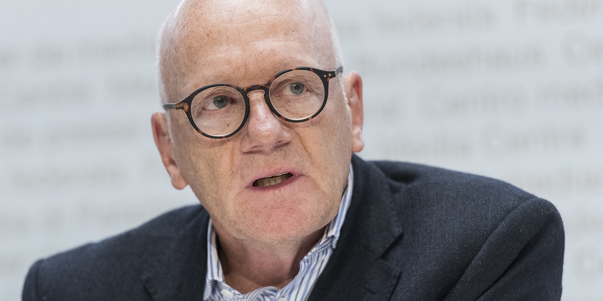  Portrait de Manuel Bessler, chef de l'Aide humanitaire suisse, lors d'une conférence de presse 