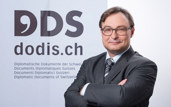 Prof Dr Sacha Zala, director of Dodis